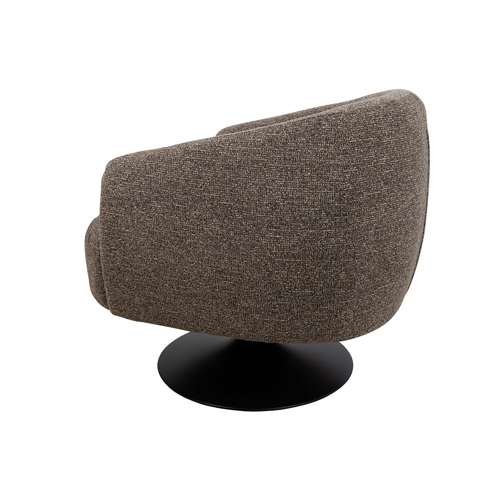 Draaifauteuil Louis bruin - NW