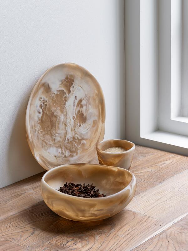 Bowl Rafael Bruin/Wit S - DTP