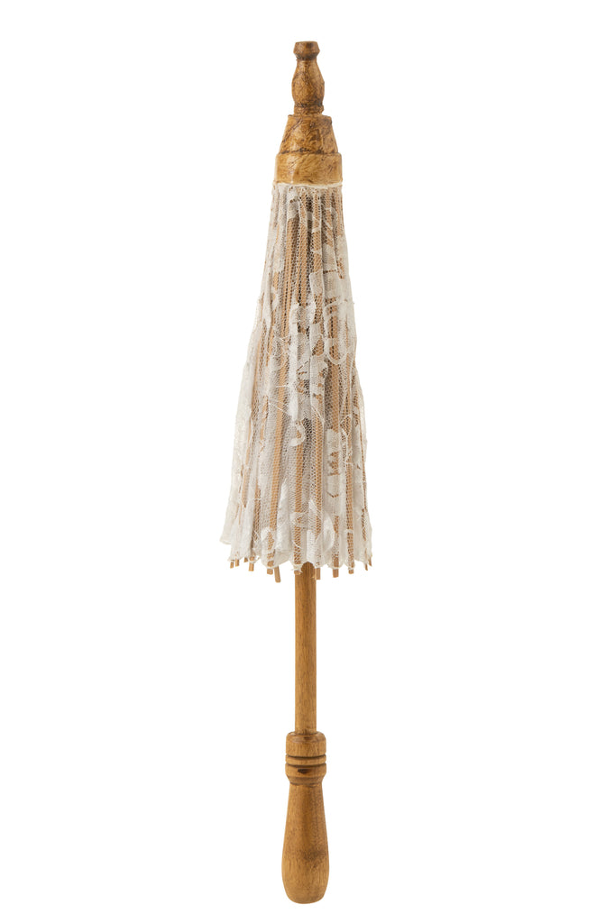 Parasol met patronen in kant - J-LINE