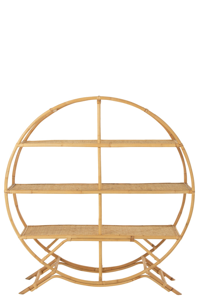 Boekenrek Rotan Natuurlijk - J-LINE