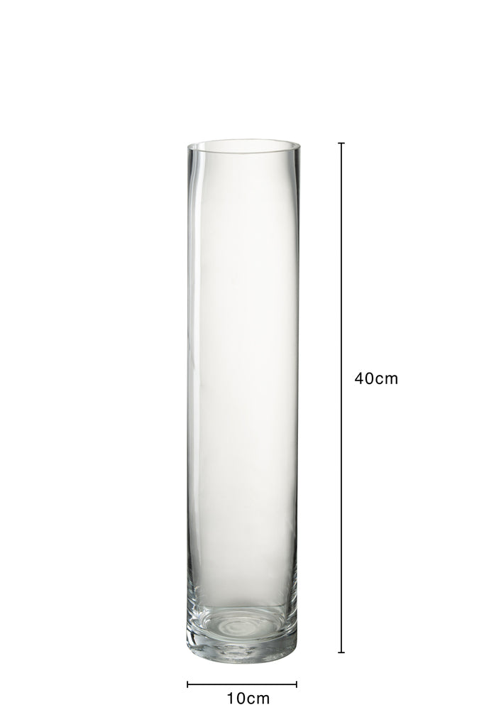 Vase Cylindre Verre M - J-LINE