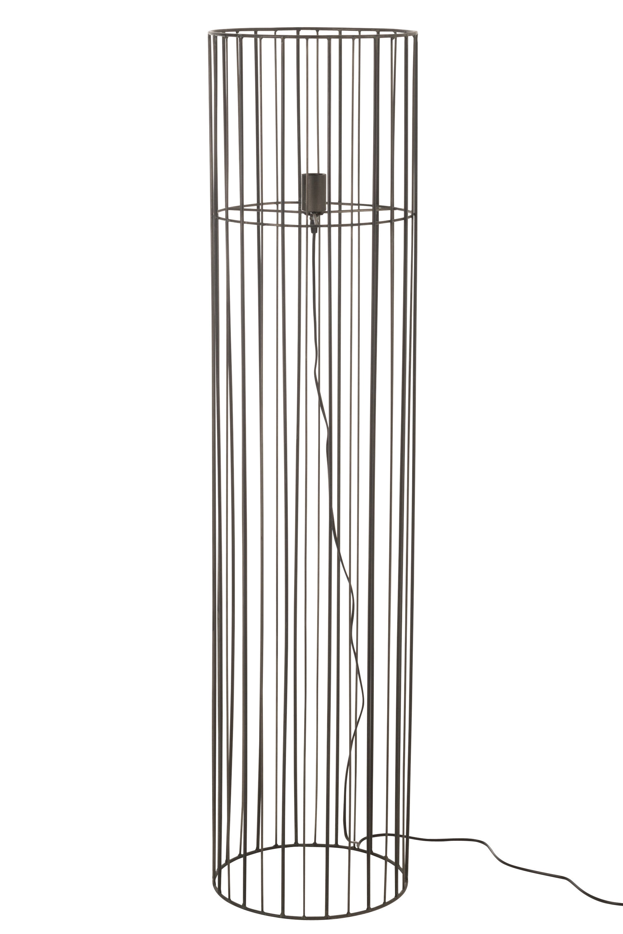 Vloerlamp metaal zwart - J-LINE