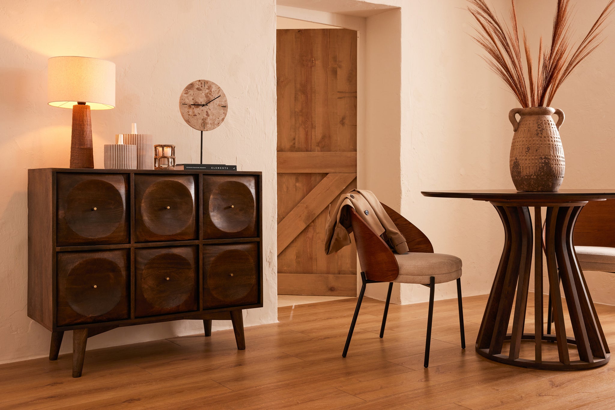 Eettafel Connie Mangohout Donkerbruin - J-LINE