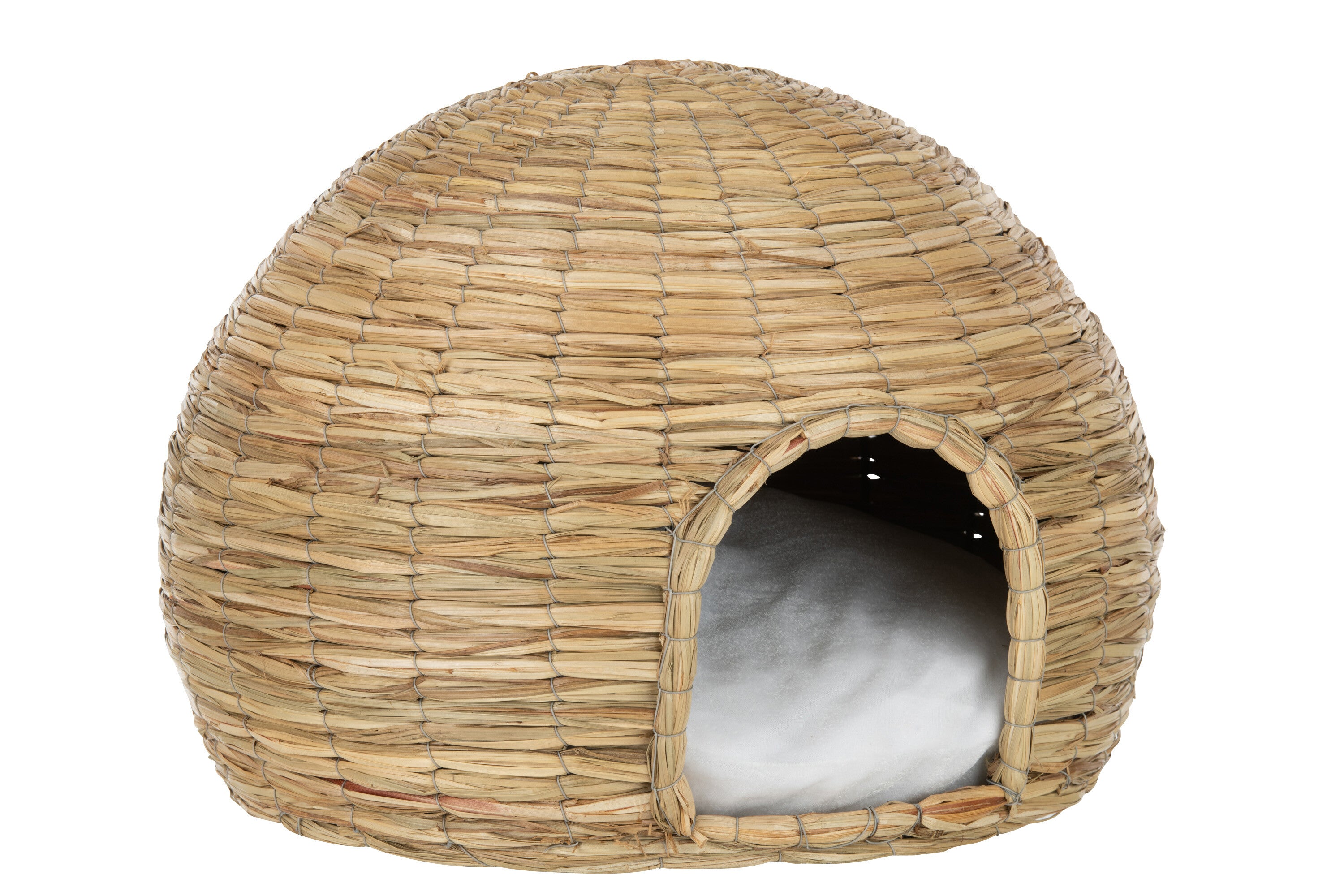 Kattenmand + Kussen Yumi Stro Natuurlijk - J-LINE