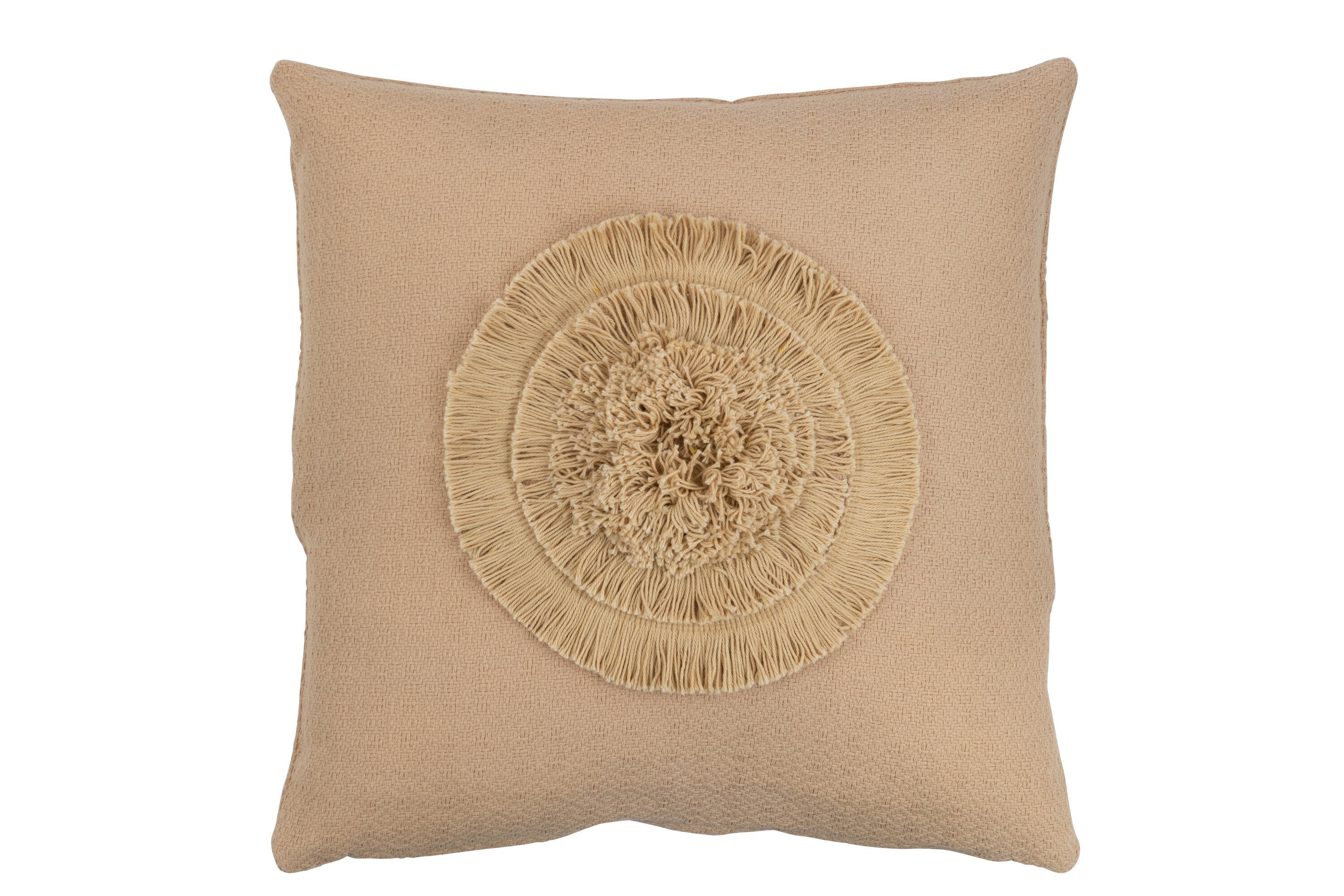 Kussen Zon Polyester Beige - J-LINE