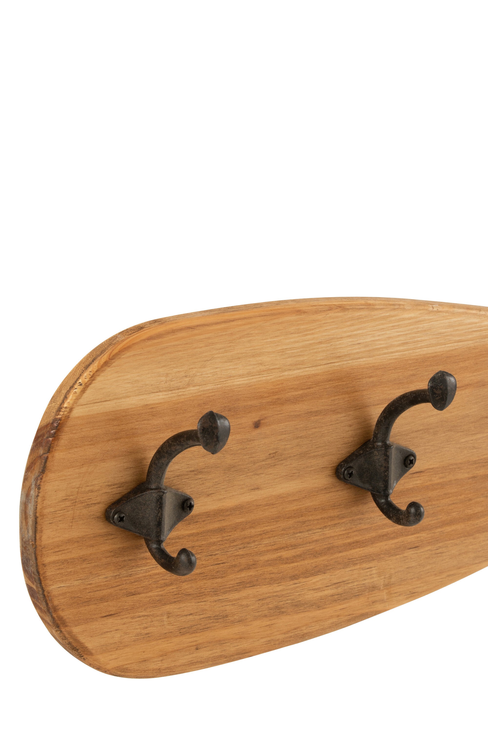 Kapstok roeispaan hout/metaal bruin - J-LINE