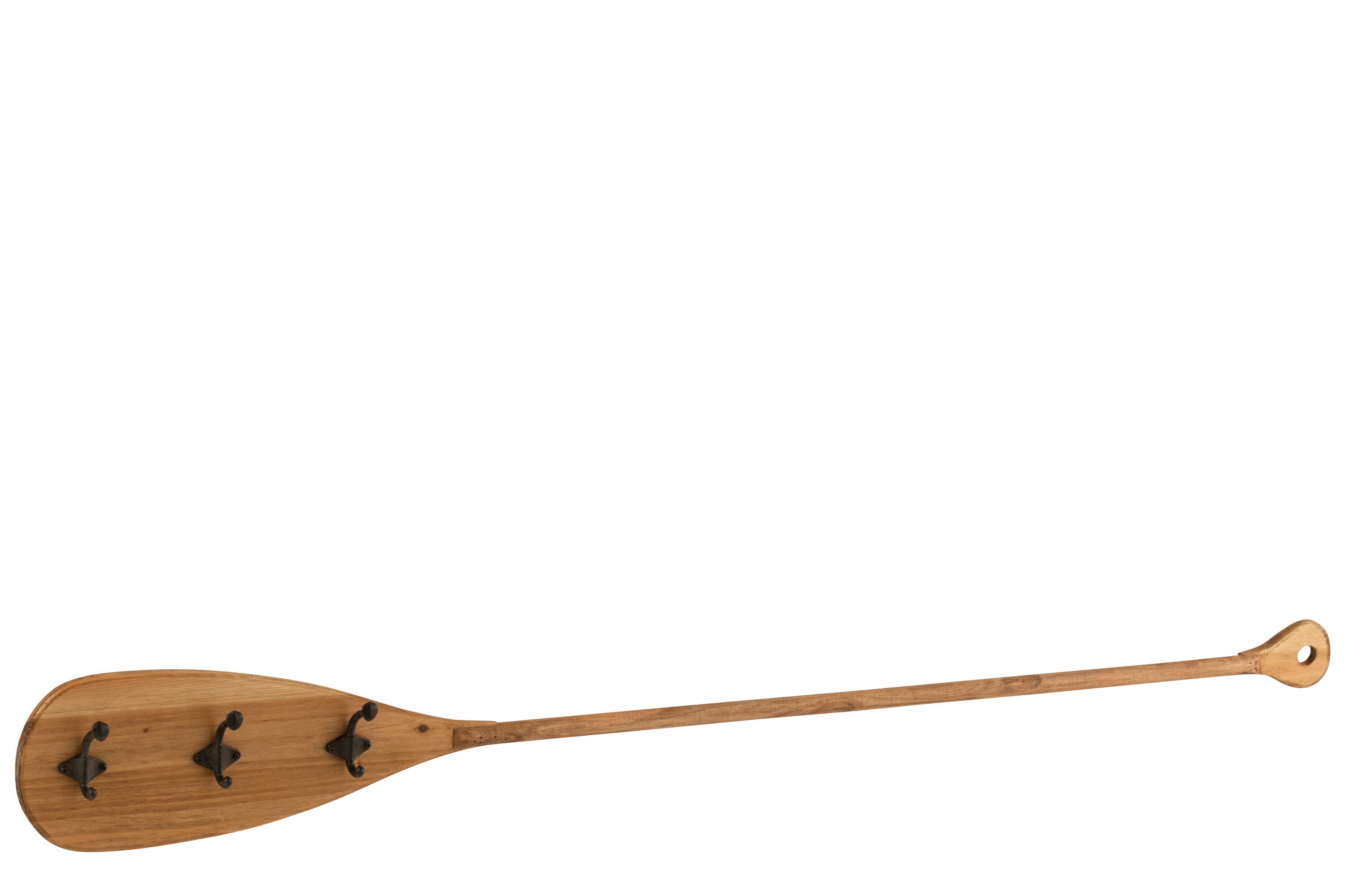 Kapstok roeispaan hout/metaal bruin - J-LINE