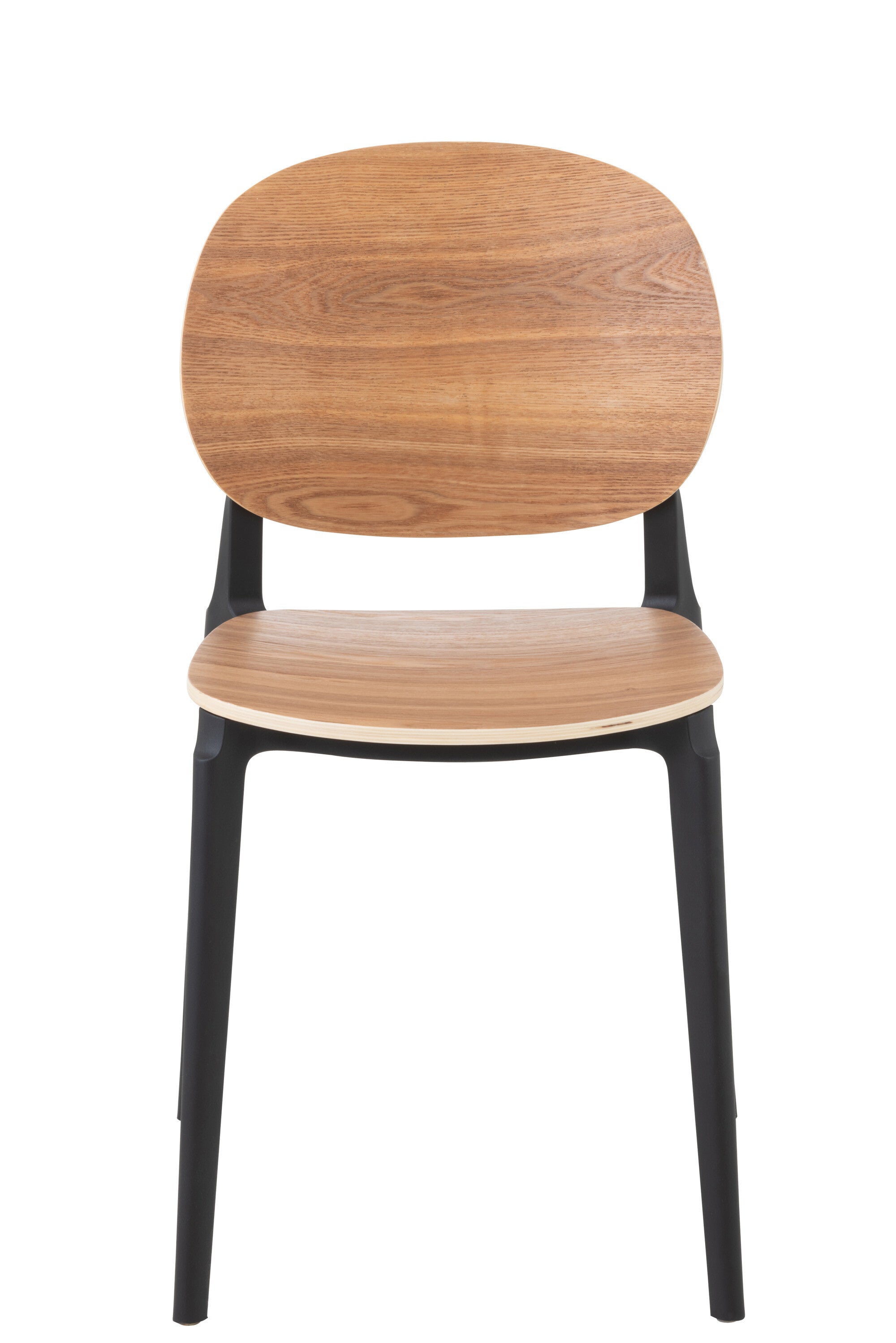 Stoel Basic Polyester/Fineer Natuurlijk - J-LINE