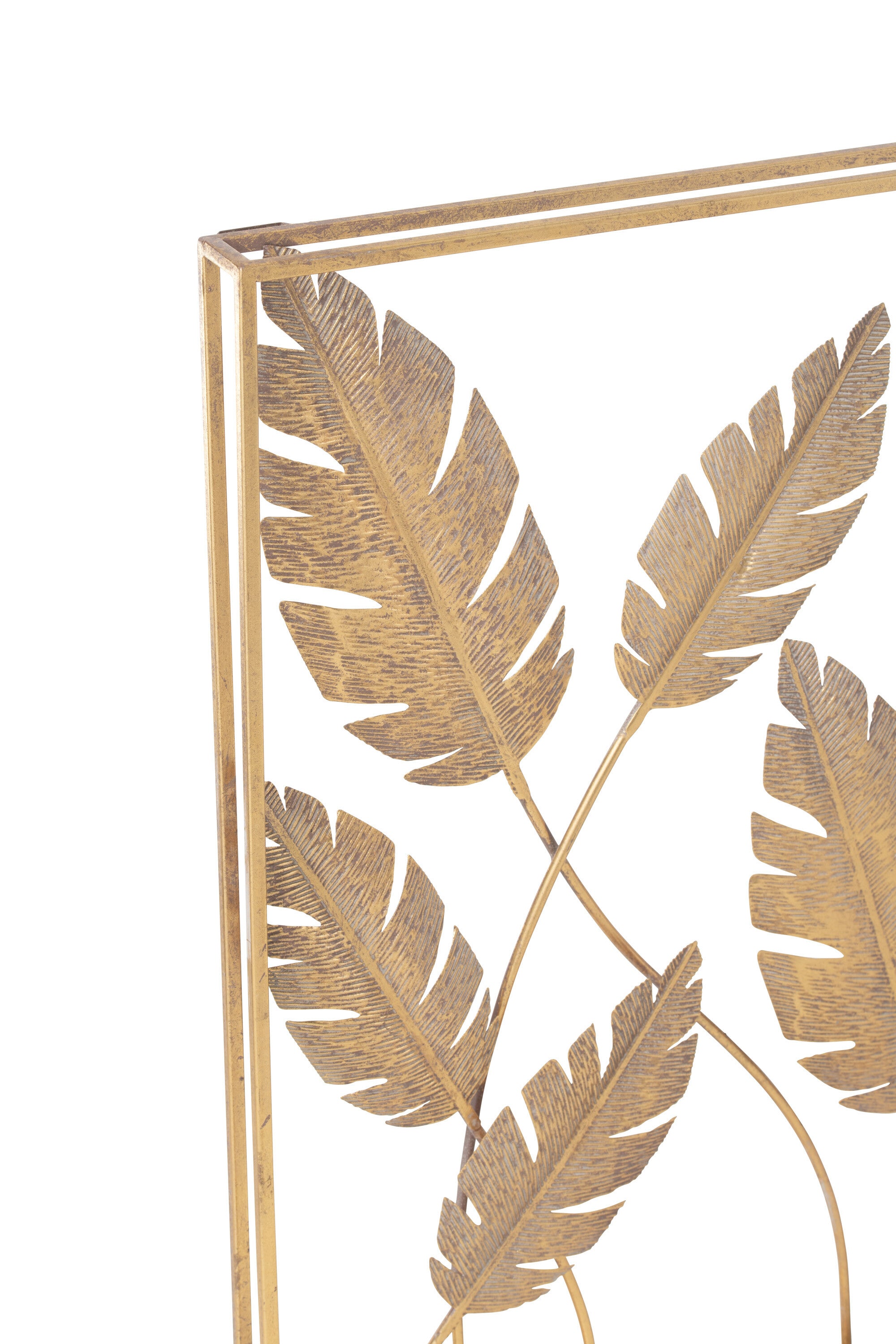 Wanddecoratie Bladeren Metaal - J-LINE