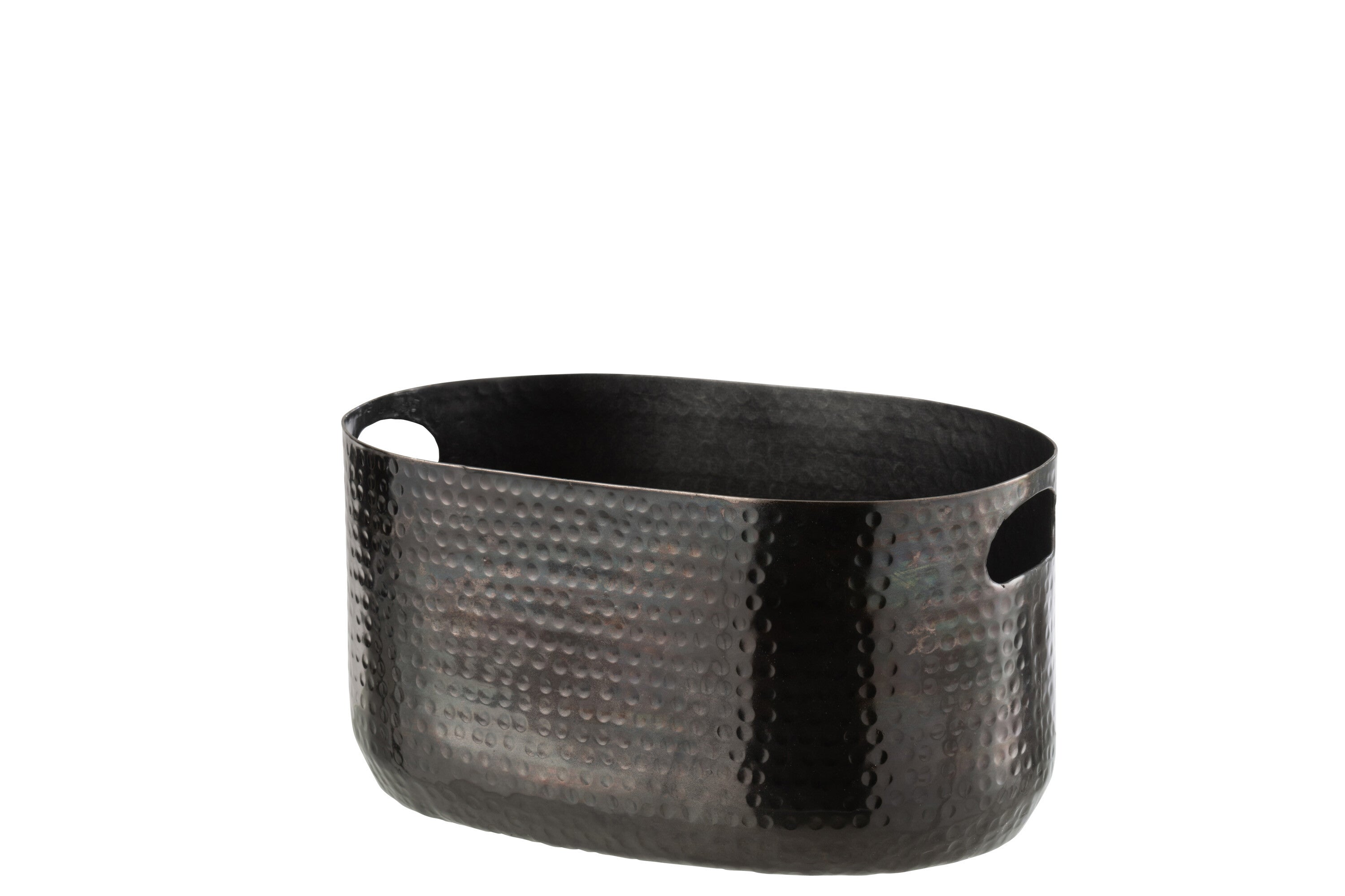Seau à glace Motif Aluminium Noir - J-LINE