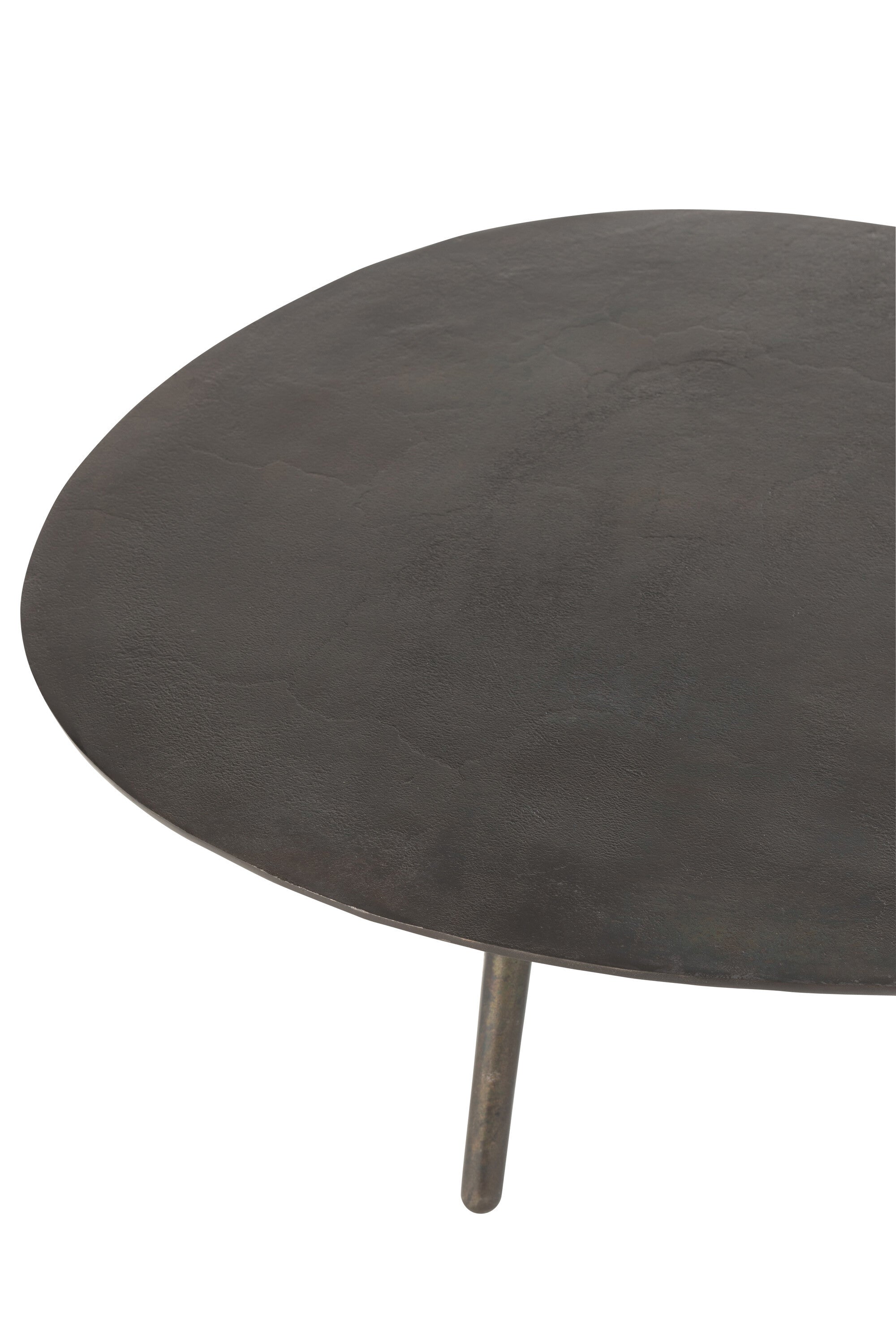 Salontafel Drop Aluminium/IJzer Zwart L - J-LINE