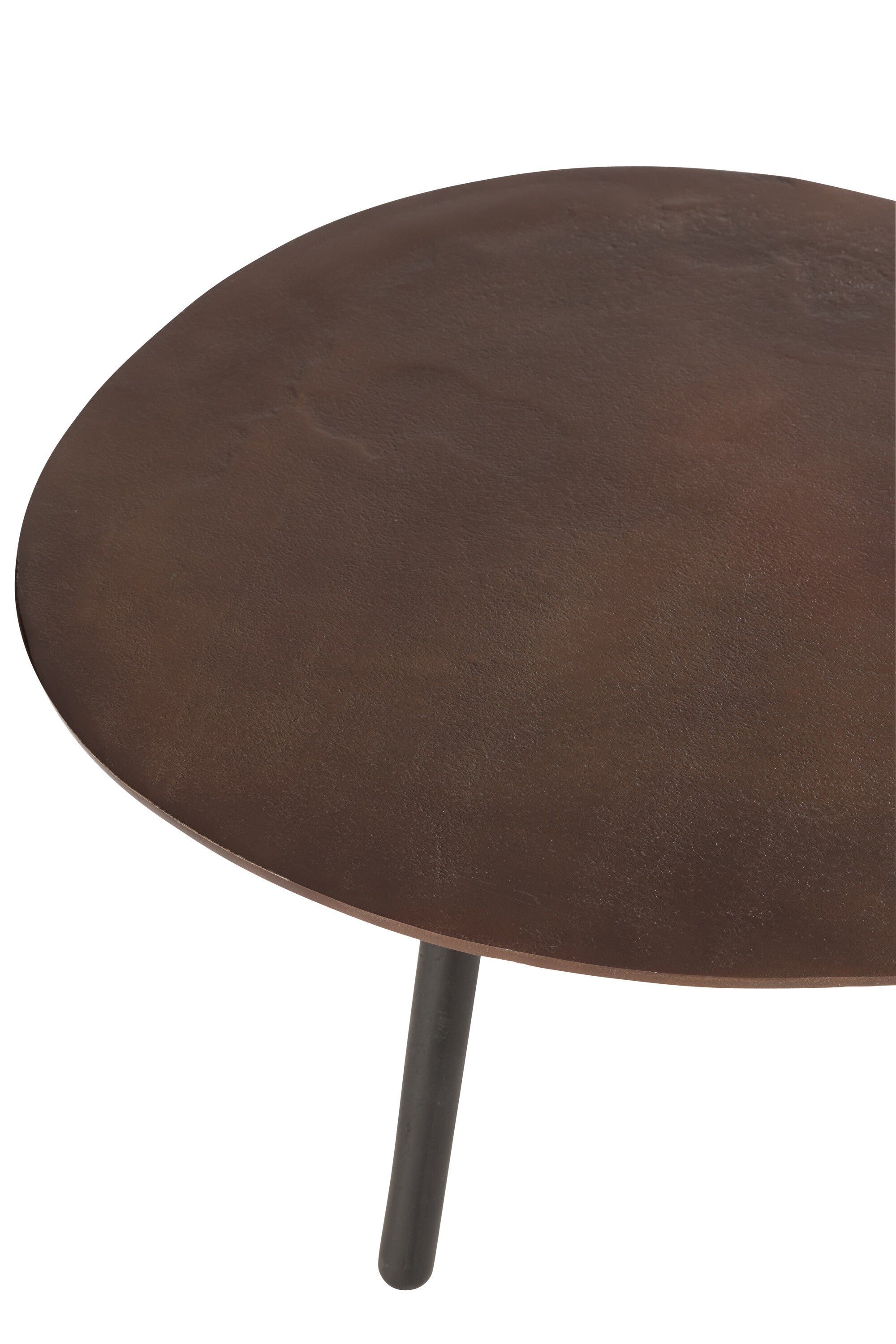 Salontafel Drop Aluminium/IJzer Bruin S - J-LINE
