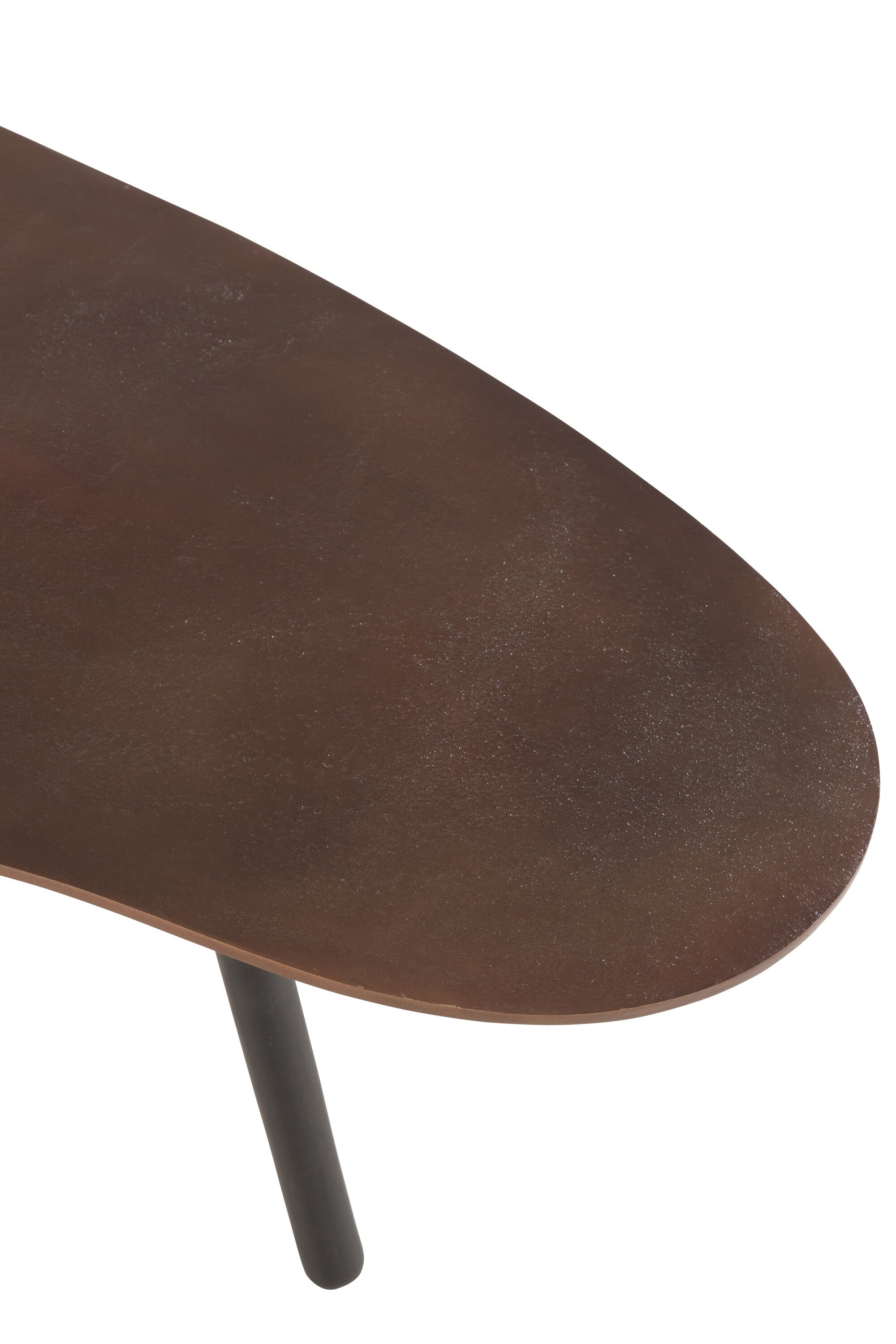 Salontafel Drop Aluminium/IJzer Bruin S - J-LINE