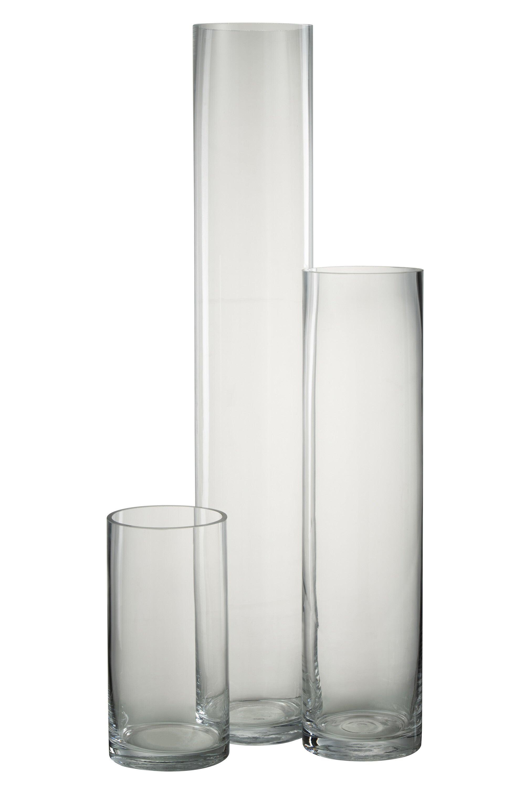 Vase Cylindre Verre Transparent L - J-LINE