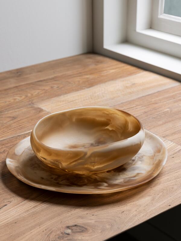 Bowl Rafael Bruin/Wit S - DTP