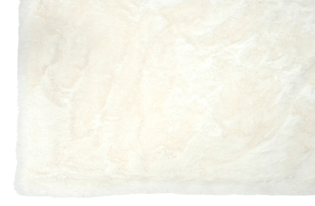 Geruite plaid polyester wit - J-LINE
