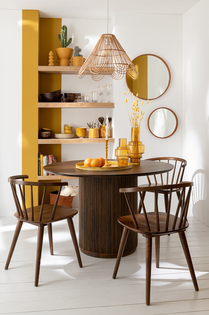 Spiegel Cognac L - J-LINE