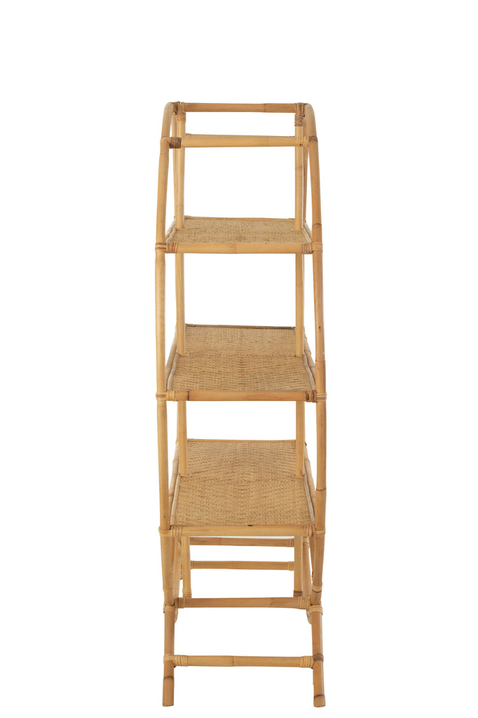 Boekenrek Rotan Natuurlijk - J-LINE