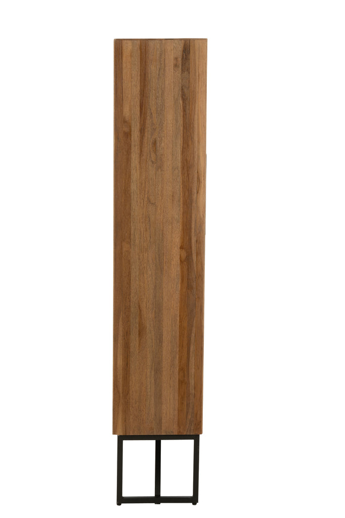Boekenrek gerecycled teakhout - J-LINE