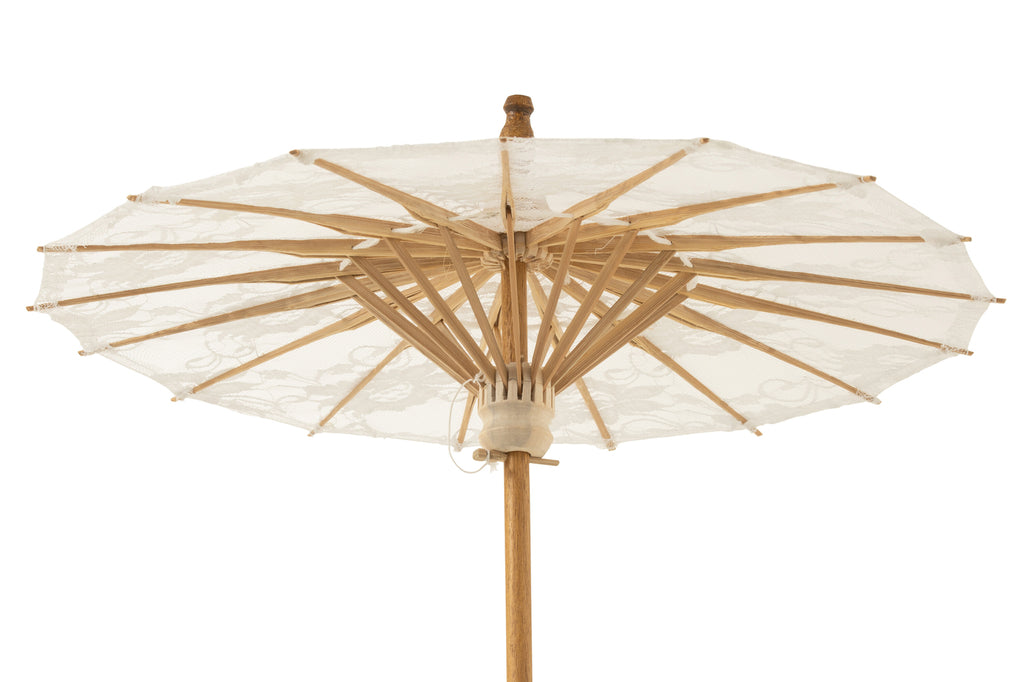 Parasol met patronen in kant - J-LINE