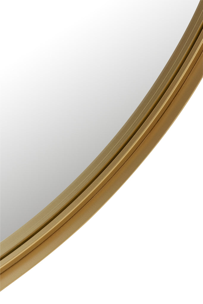 Spiegel Ronde Hoge Rand Metaal/Glas L - J-LINE