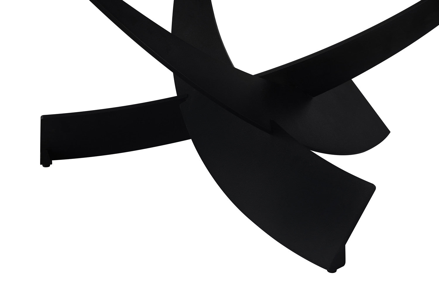 Salontafel 'Weston' rond, helder grijs glas - RS