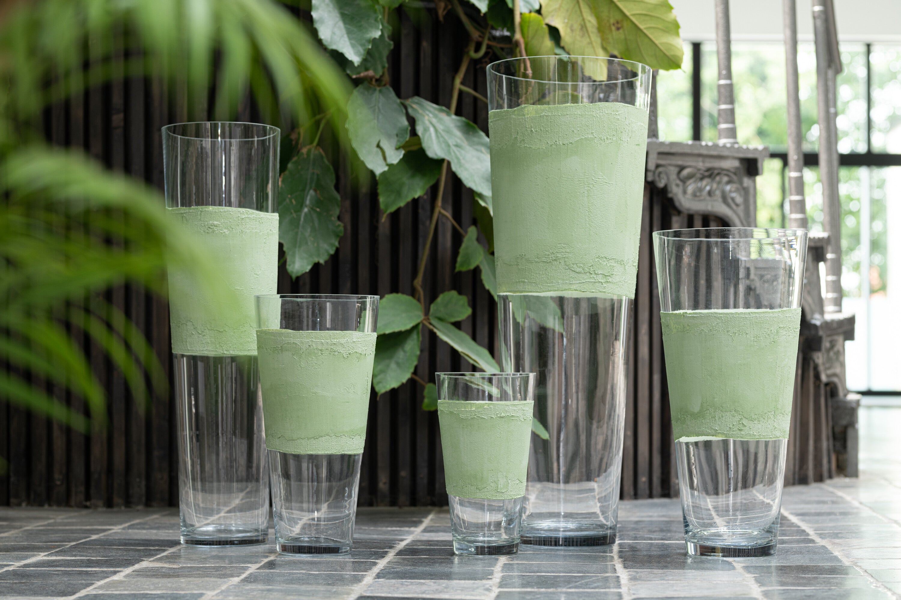 Vaas Delph Glas Transparant/Groen M - J-LINE