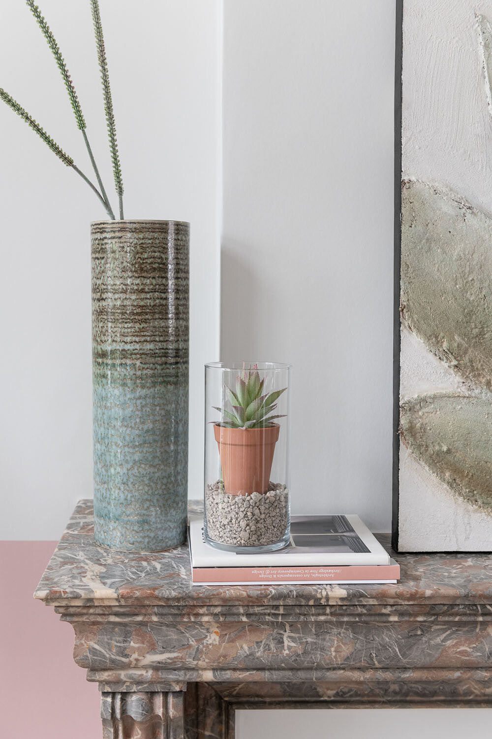 Vase cylindrique en verre - J-LINE
