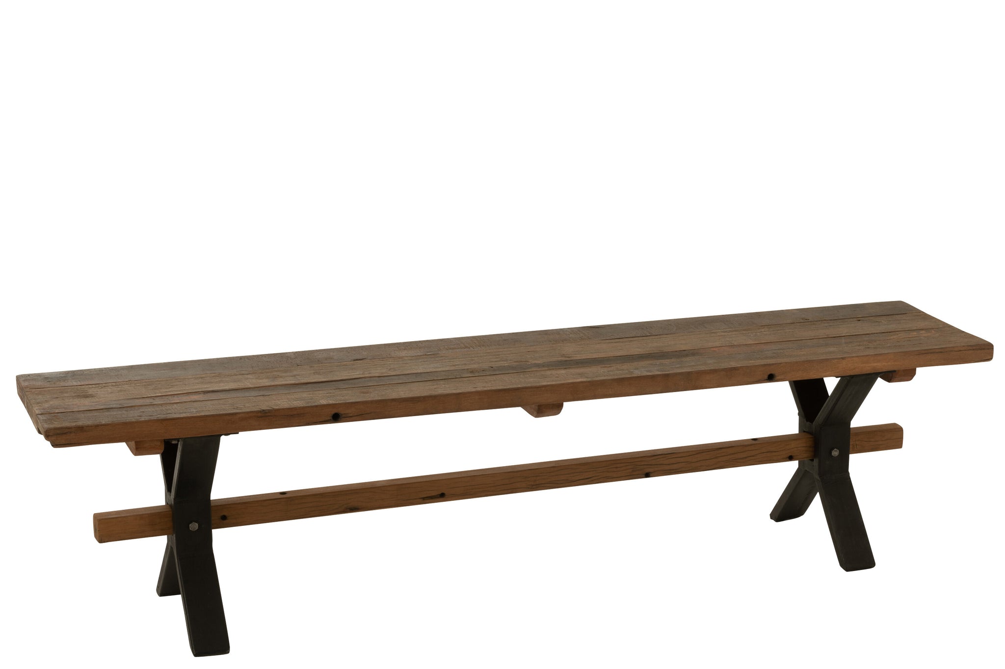 Bank Vintage Hout Bruin - J-LINE