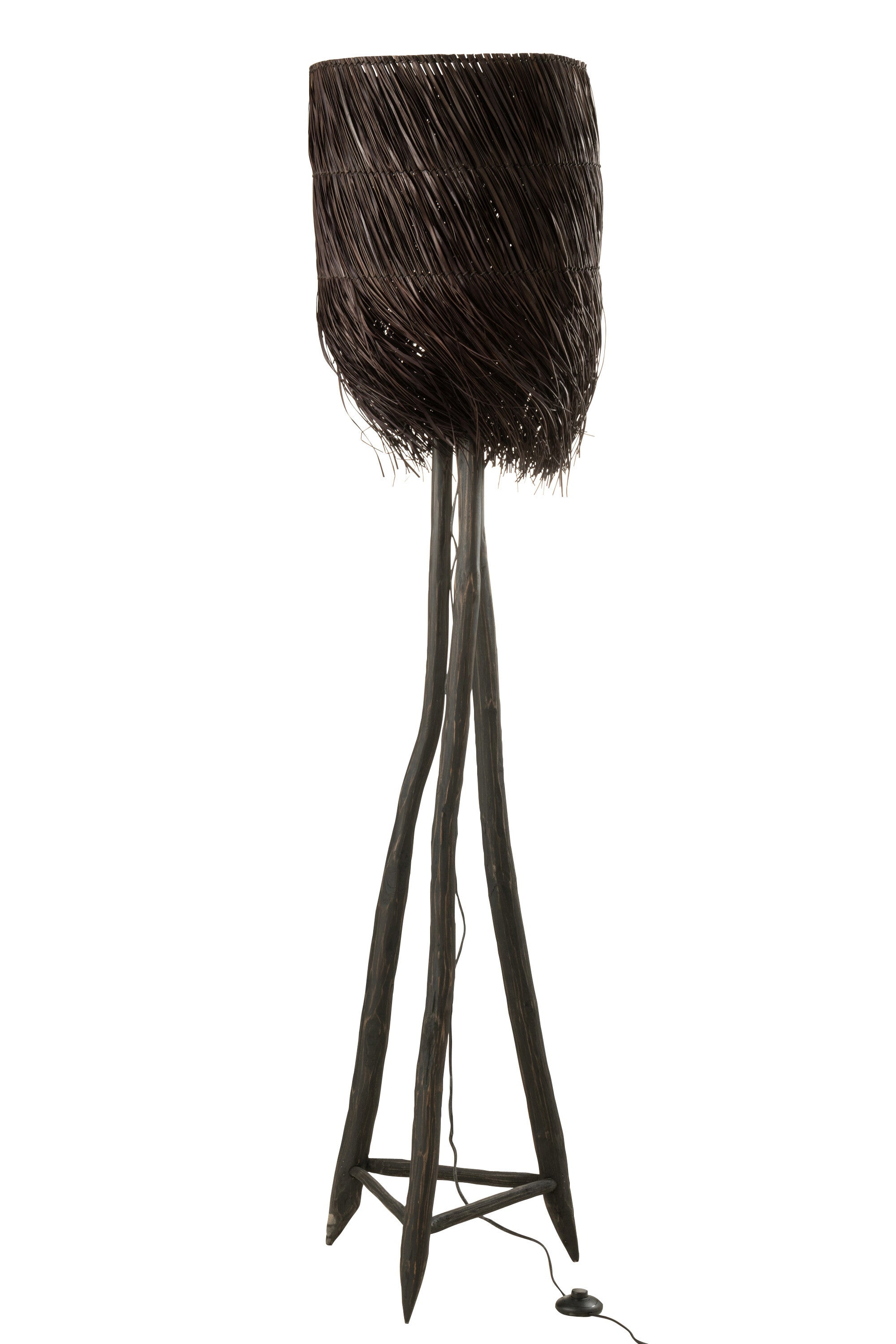 Vloerlamp takken Arthur Hout Bruin L - J-LINE