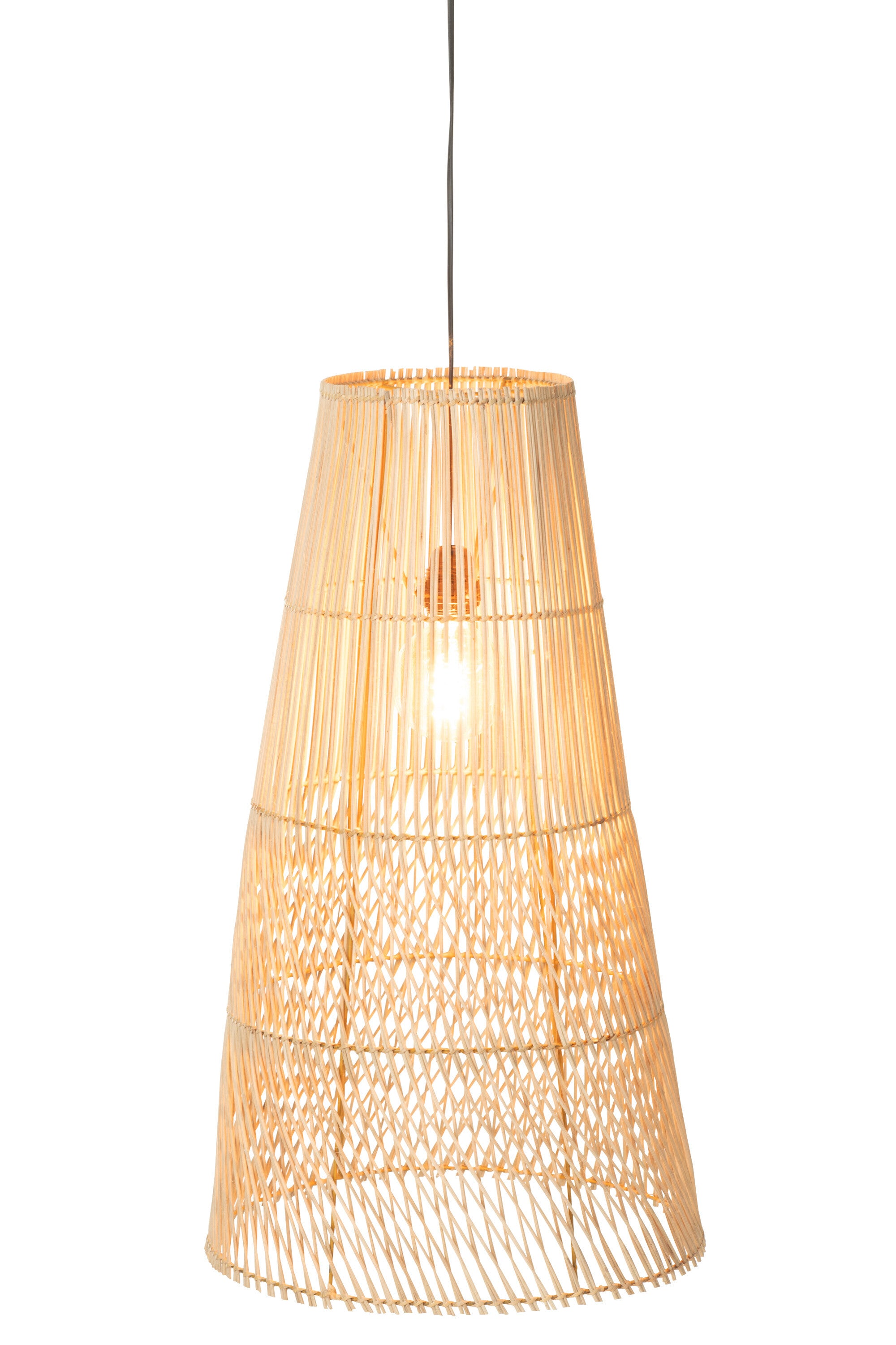 Hanglamp Alix rotan natuurlijk - J-LINE