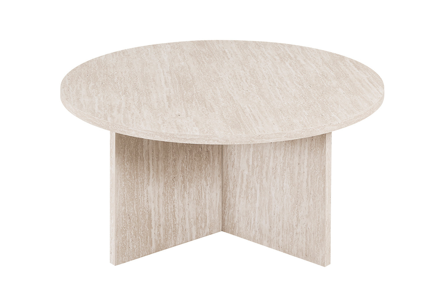 Salontafel 'Drasir' Rond Decor Travertin Beige - RS