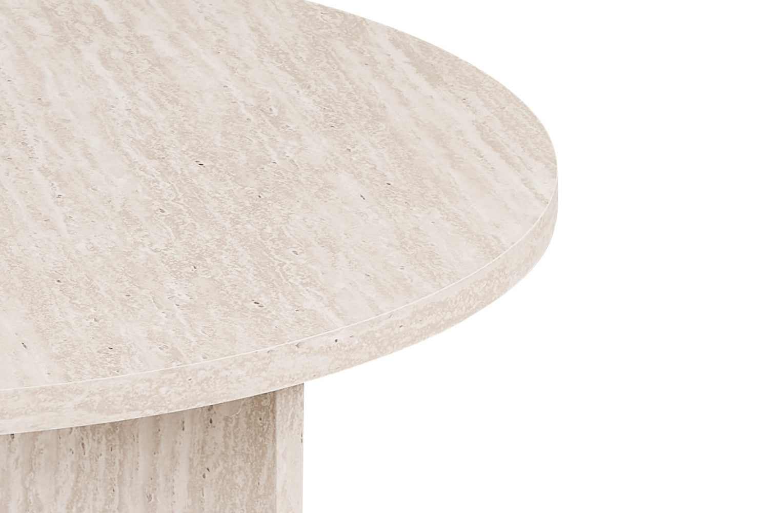 Salontafel 'Drasir' Rond Decor Travertin Beige - RS