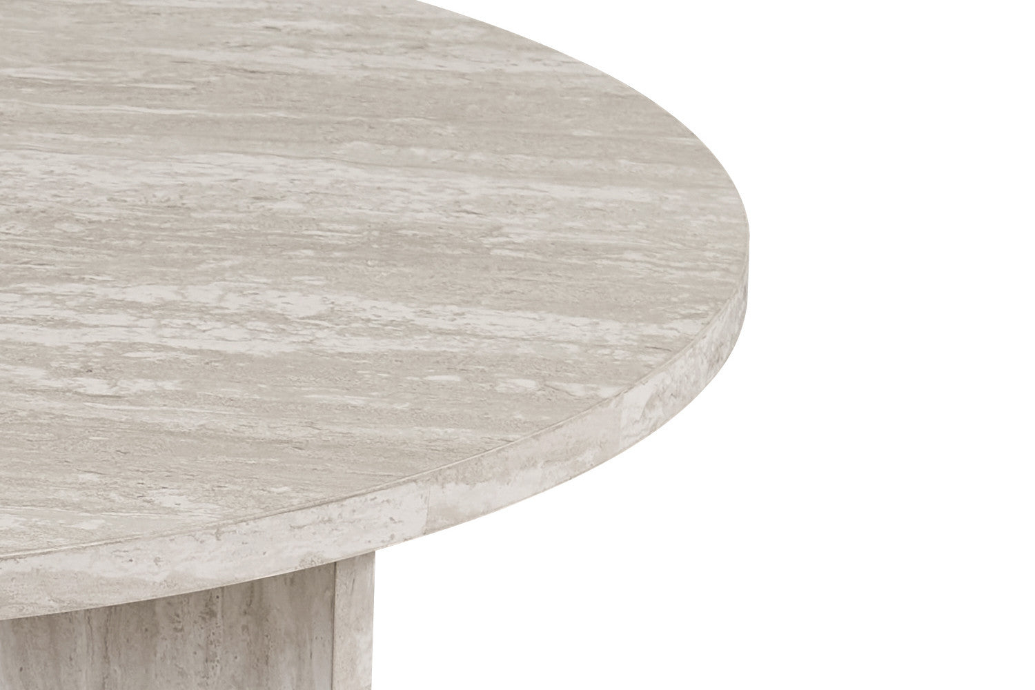 Salontafel 'Drasir' Rond Decor Travertin Grijs - RS