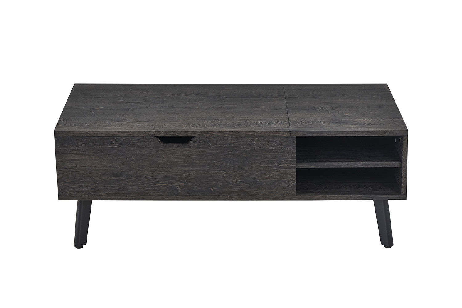 Salontafel 'Justine' Opklapbaar blad Donkerbruin decor - RS