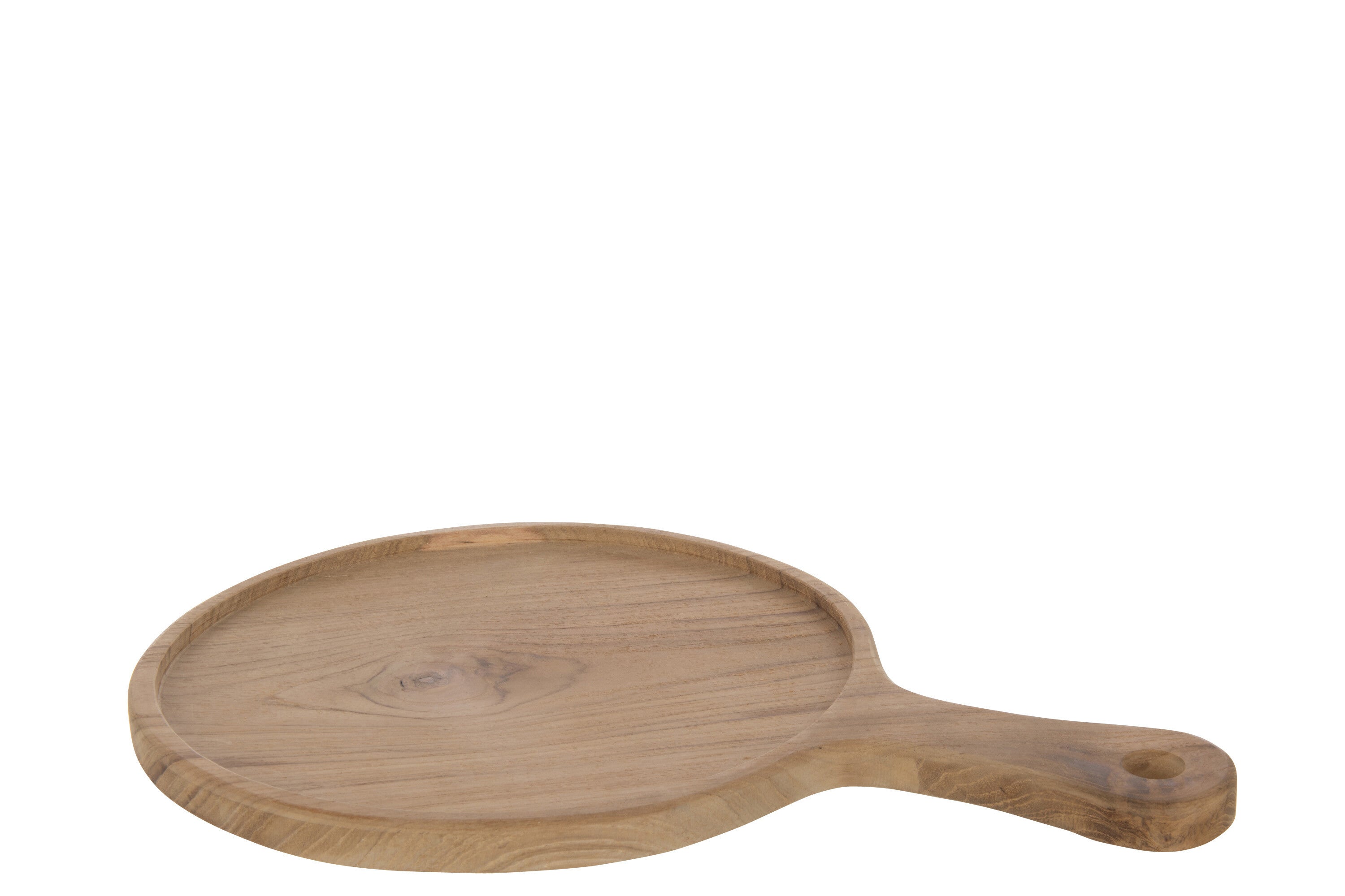 Snijplank rond hout natuurlijk M - J-LINE