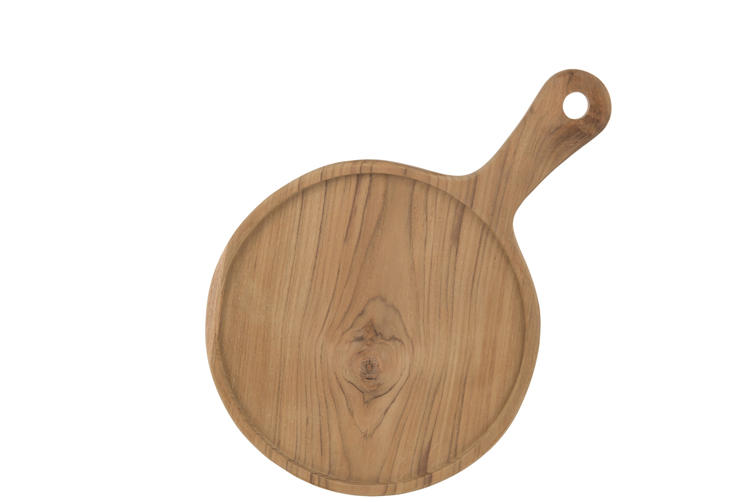 Snijplank rond hout natuurlijk M - J-LINE