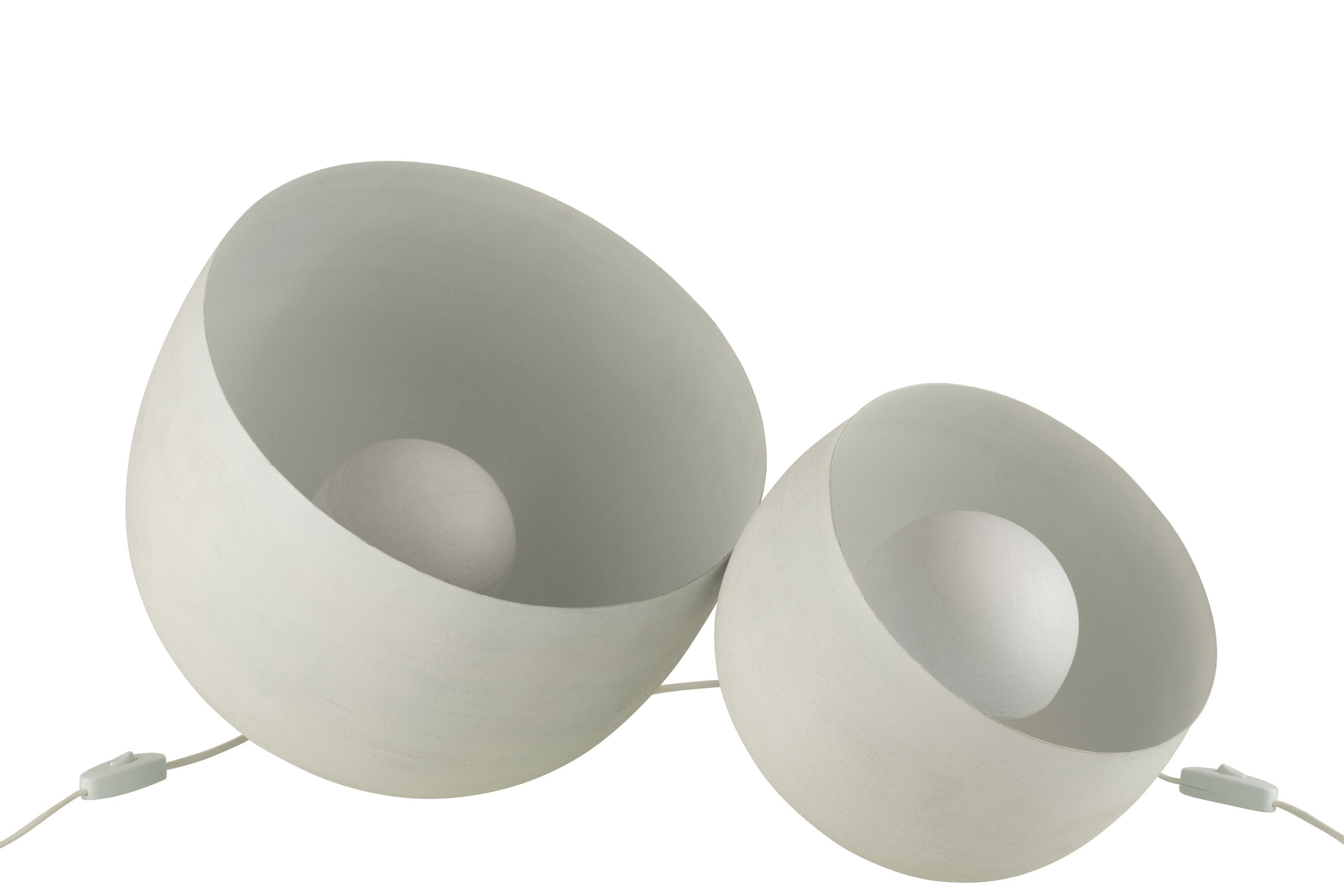 Lamp Metaal Wit L - J-LINE