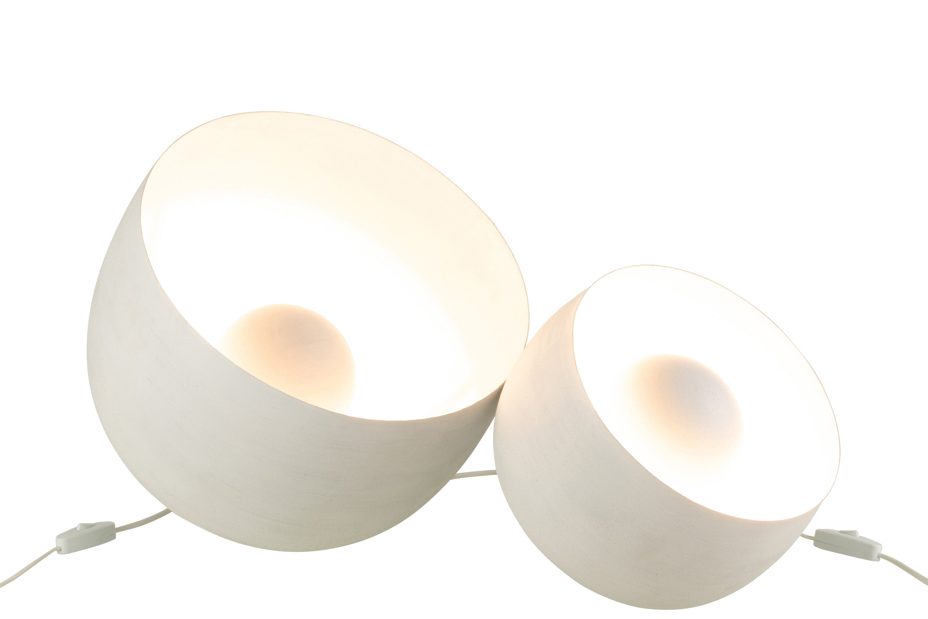Lamp Metaal Wit L - J-LINE