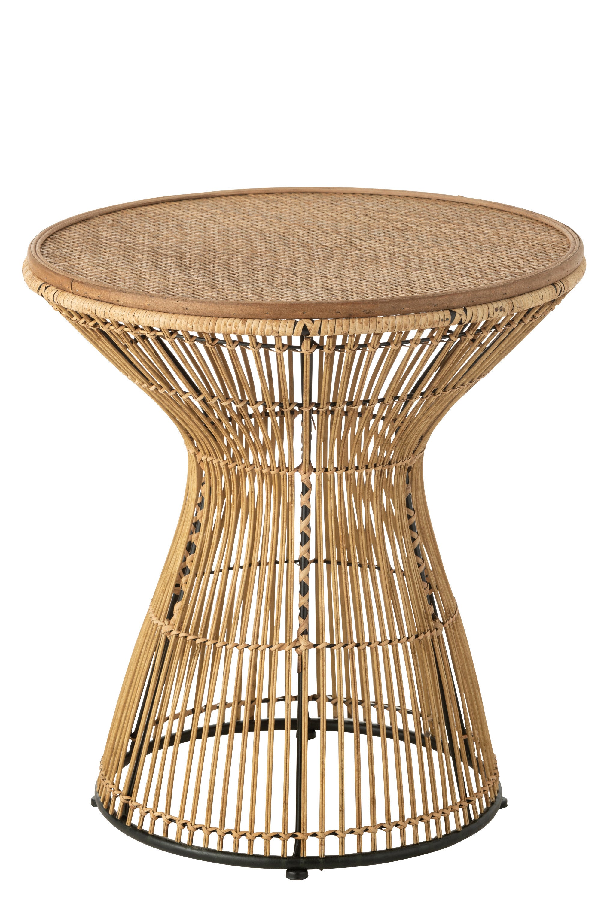 Bijzettafel groeven rotan J-LINE