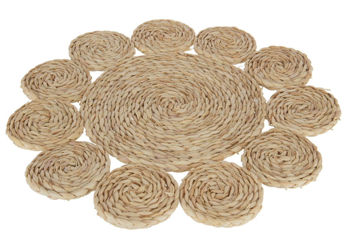Set de table Rond Fleur - J-LINE