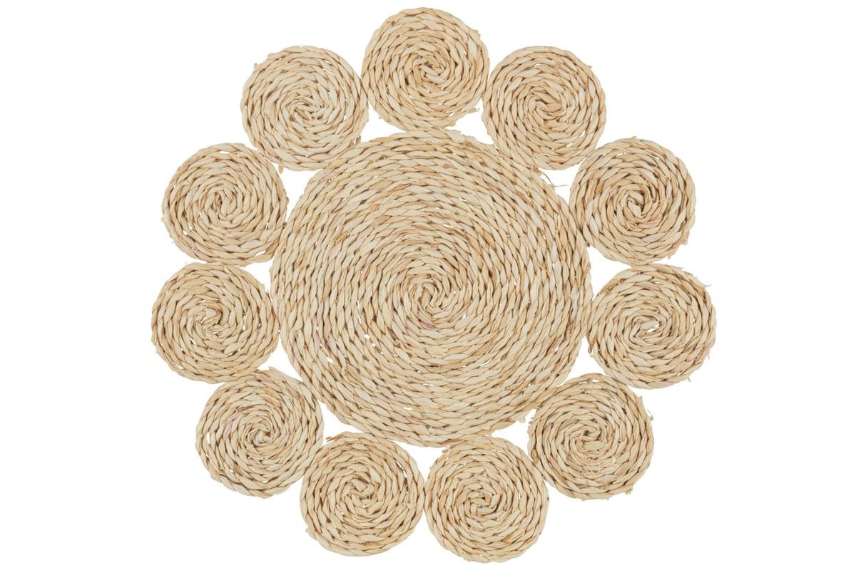 Placemat Rond Bloem - J-LINE