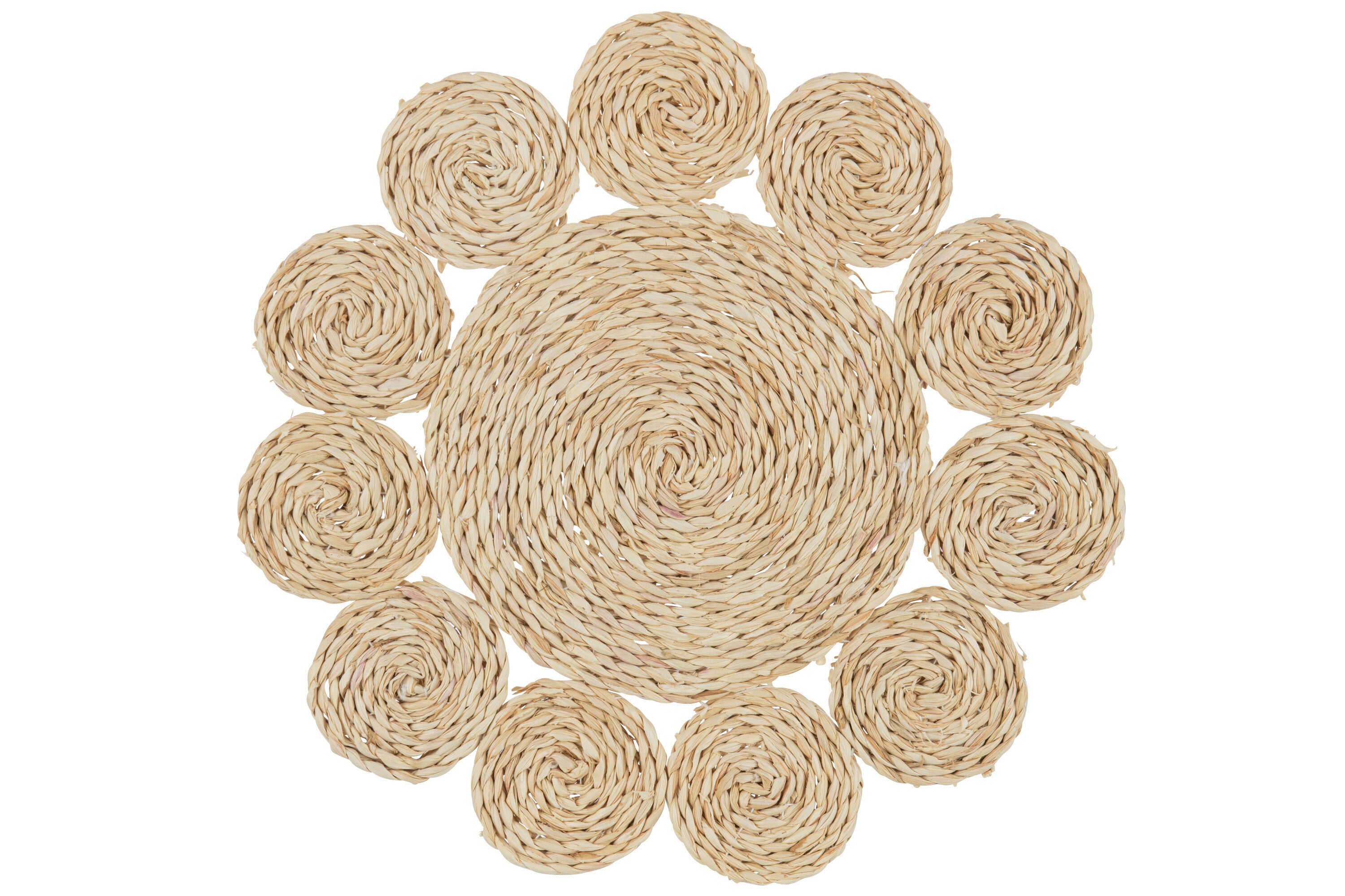 Set de table rond fleur - J-LINE