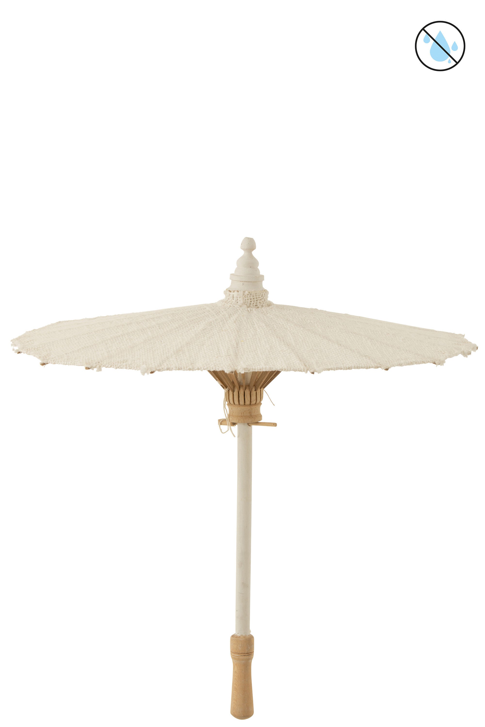 Parasol met textiel wit - J-LINE