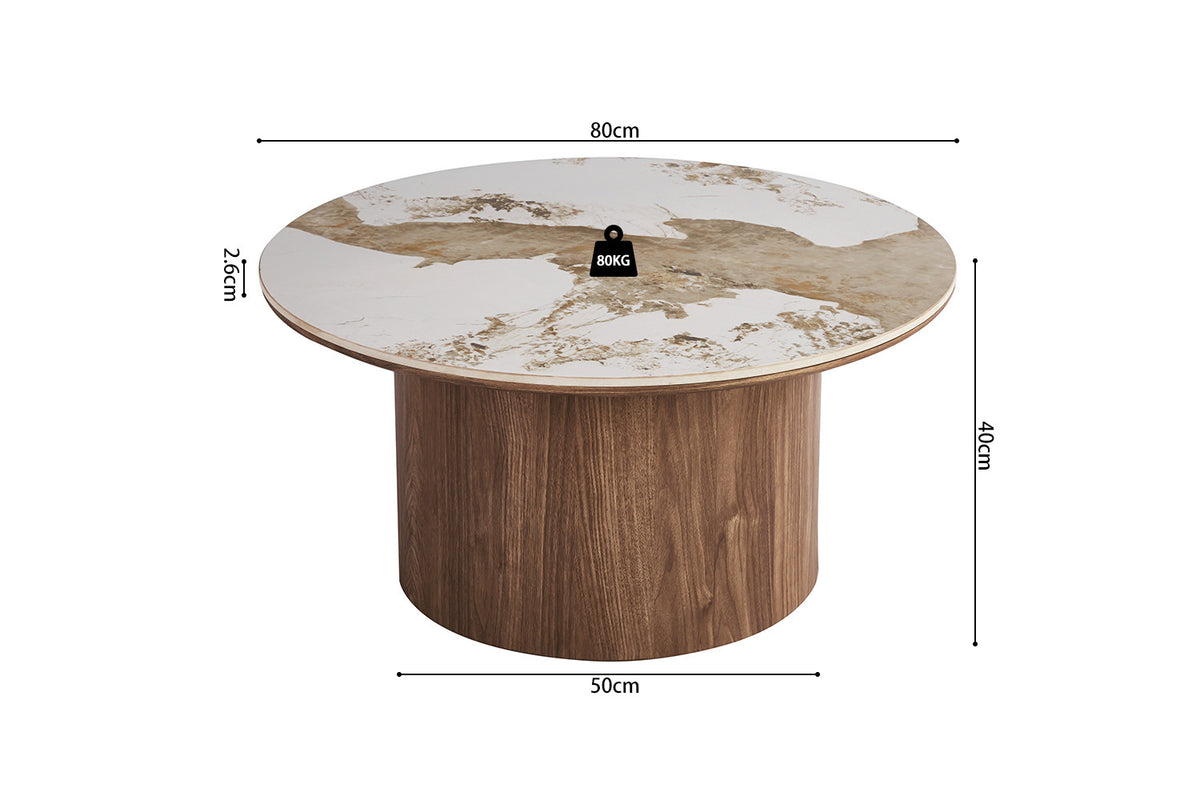 Salontafel 'Evora' 80 cm Rond - RS