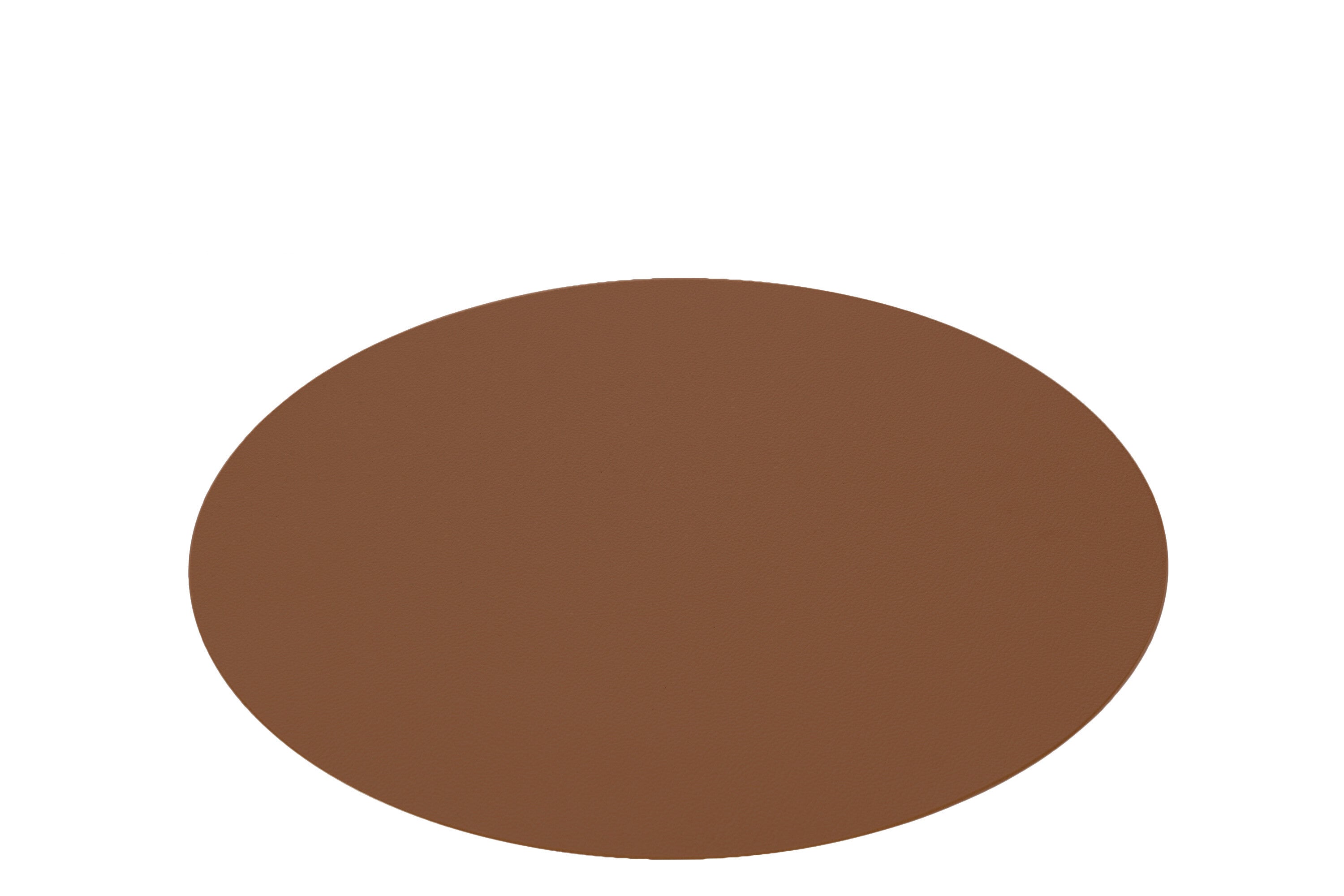 Set de table rond PVC Cognac - J-LINE