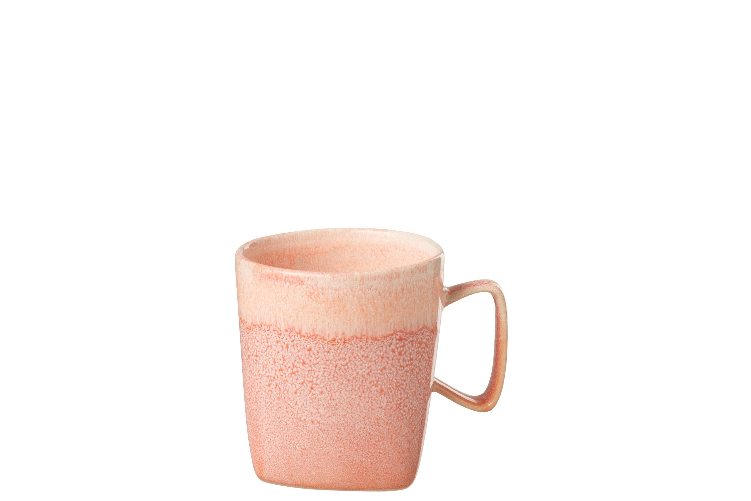 Mug en porcelaine Lara saumon - J-LINE