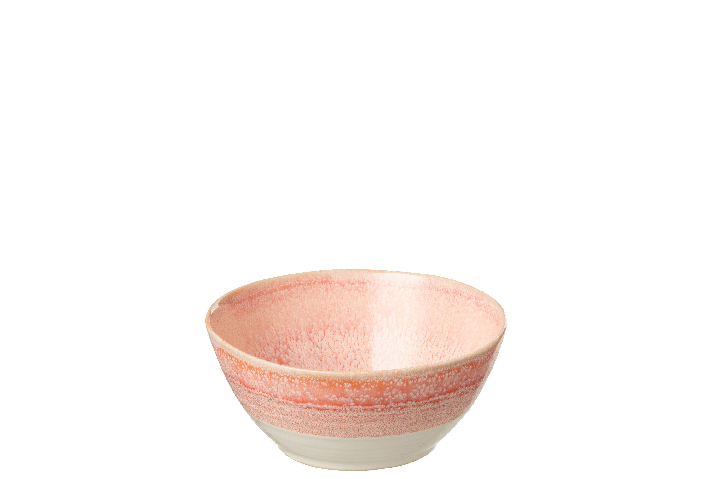 Petit bol en porcelaine Lara saumon - J-LINE