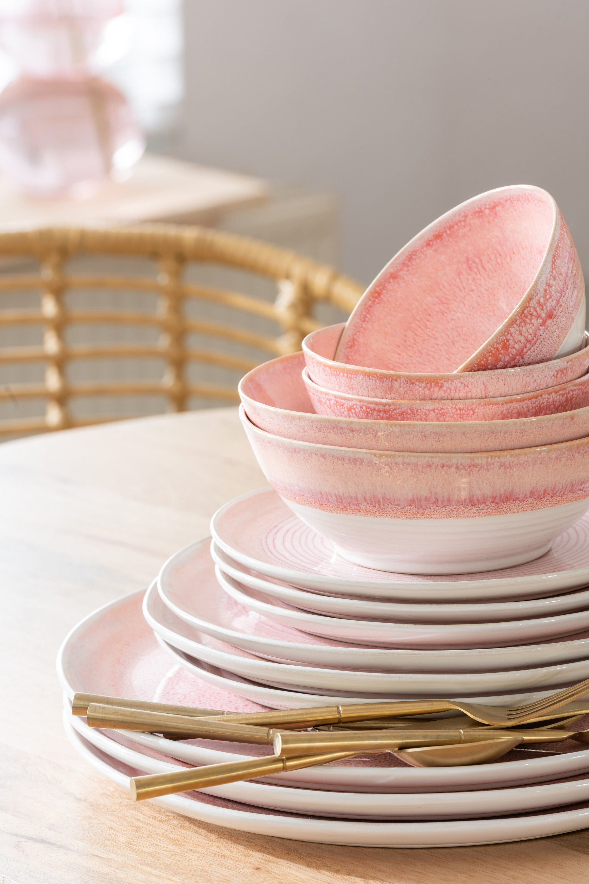 Venez, Lara Porcelaine Saumon Grand - J-LINE