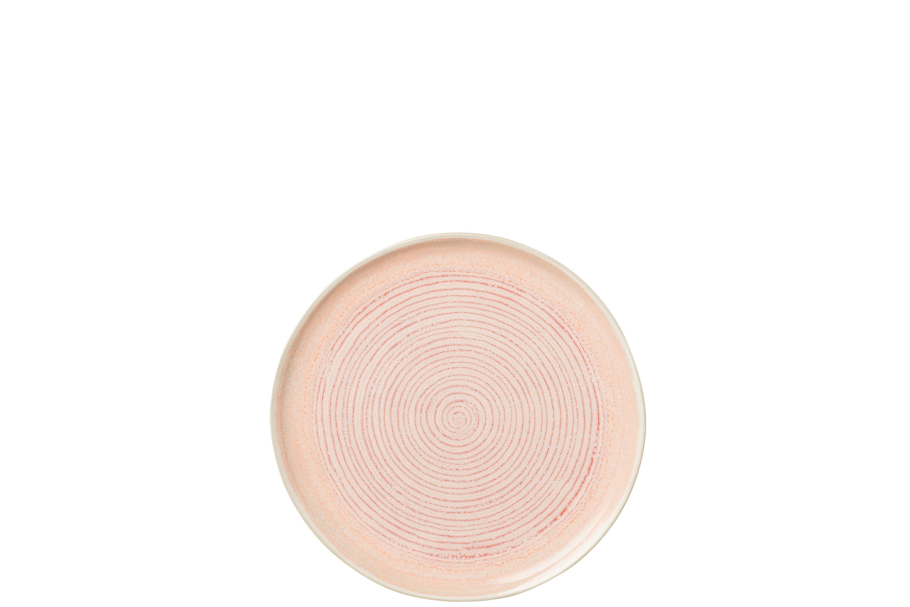 Petite assiette à saumon en porcelaine Lara - J-LINE